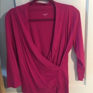 3/4 sleeve pick wrap top